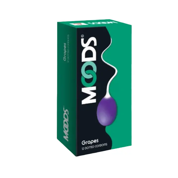 Moods Grapes Dotted Condom 12pc 12pc