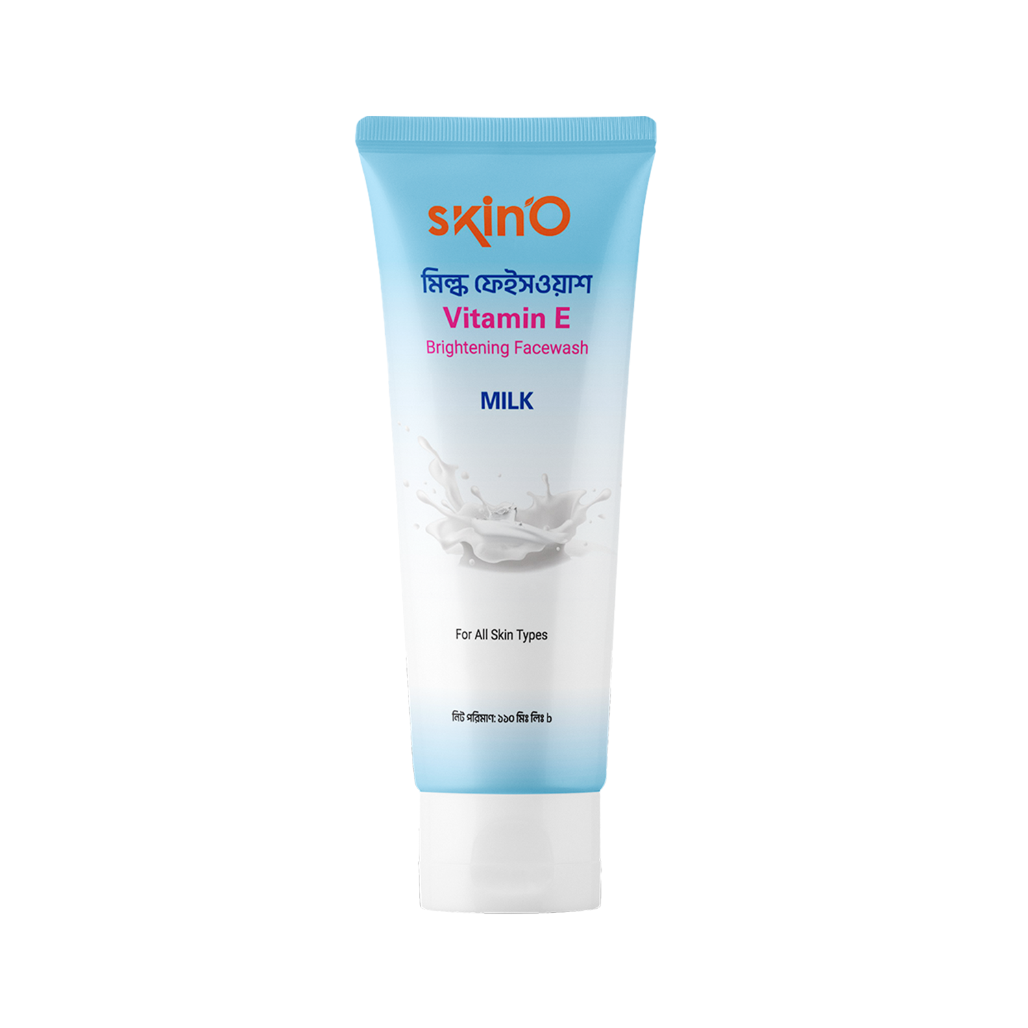 SkinO Milk  Brightening Facewash with Vitamin E 110ml 110ml