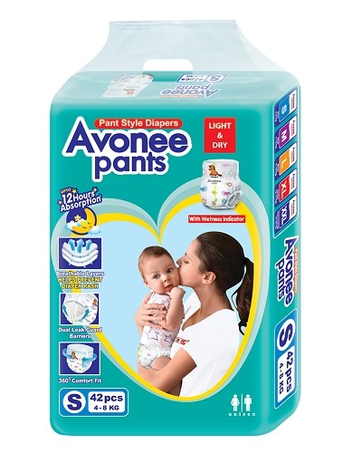 Avonee Pant Style Diaper S 42s (4-8kg)