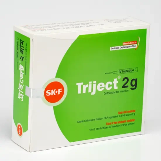 Triject 2 gm/vial