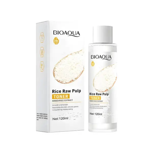 Bioaqua Rice Raw Pulp Toner for Long-lasting Moisturizing Skin 120ml 120ml