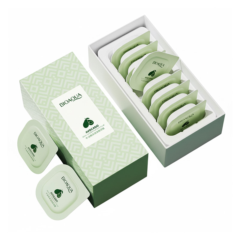 Bioaqua Avocado Mud Mask for Controlling Oily Skin 8 Pcs Set 8 pcs