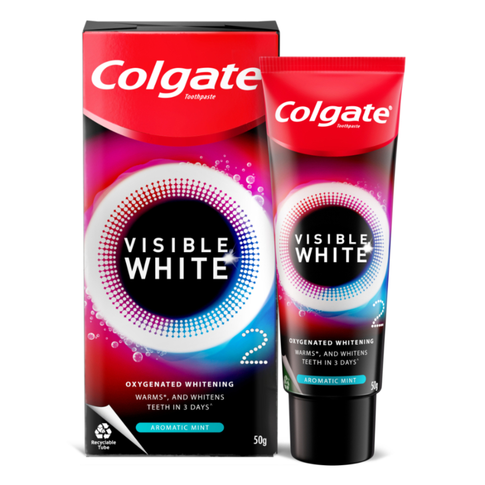 Colgate Visible White 02 Aromatic Mint Toothpaste 50 gm