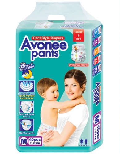 Avonee Pant Style Diaper M 40s (7-12kg)