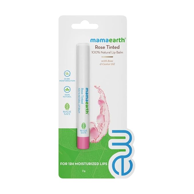 Mamaearth Rose Tinted 100% Natural Lip Balm 2gm 2gm