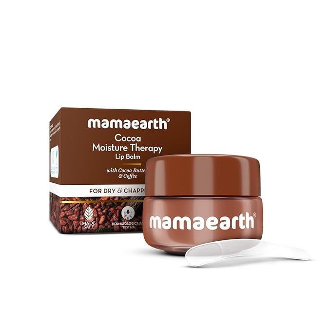 Mamaearth Cocoa Moisture Therapy Lip Balm for Dry & Chapped Lips 15gm 15g