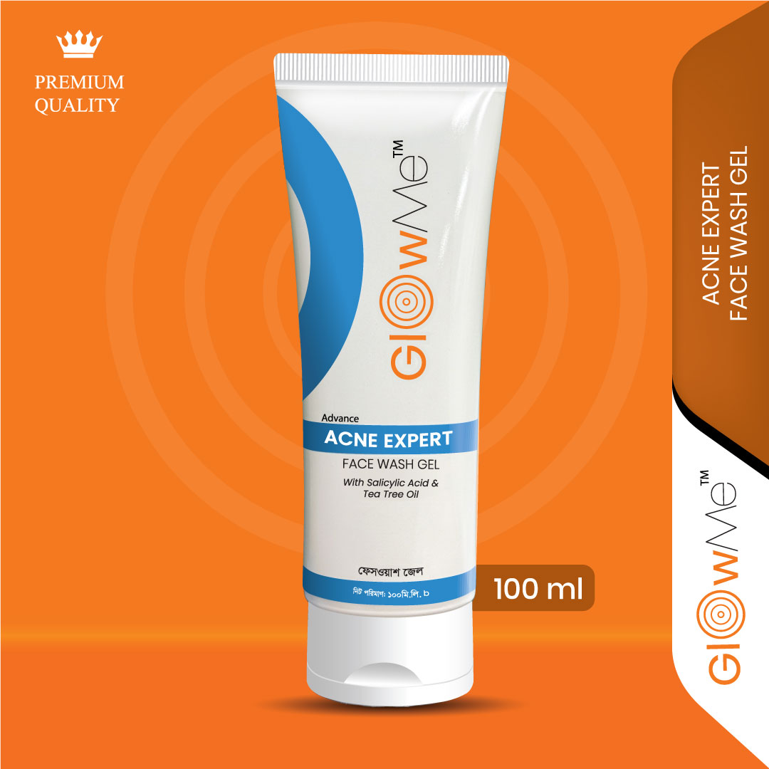 Glow Me Acne Expert Face Wash Gel with Salicylic Acid & Tea Tree Oil 100ml 100ml