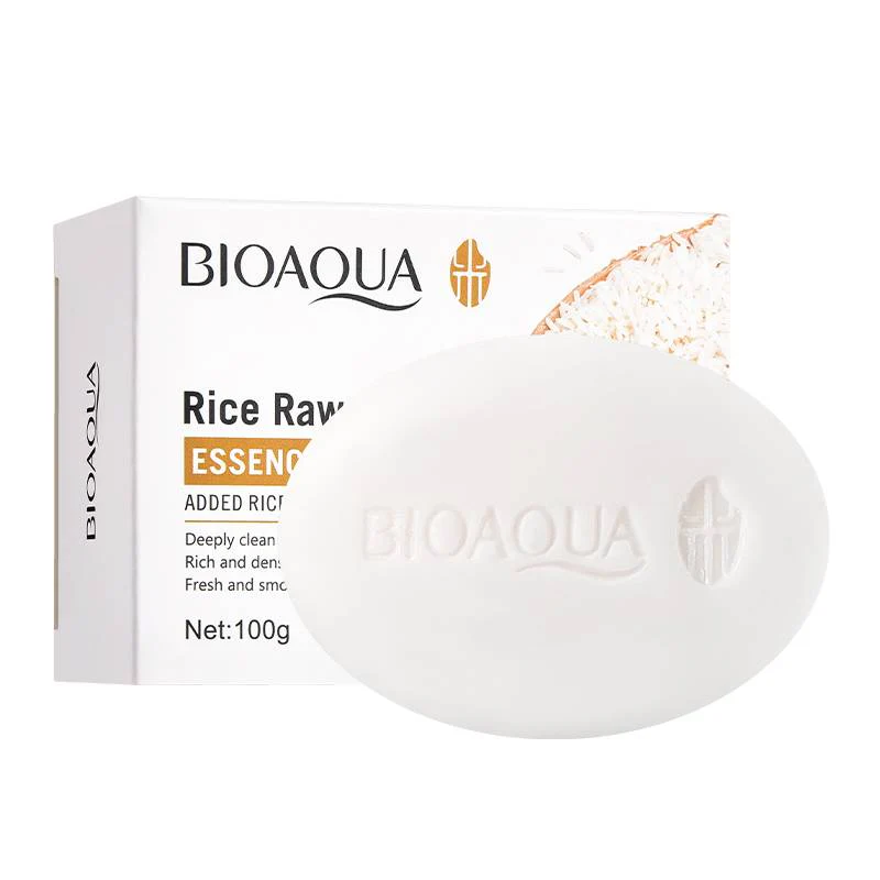 Bioaqua Rice Raw Pulp Essence Soap for Smoothing Skin 100g 100g