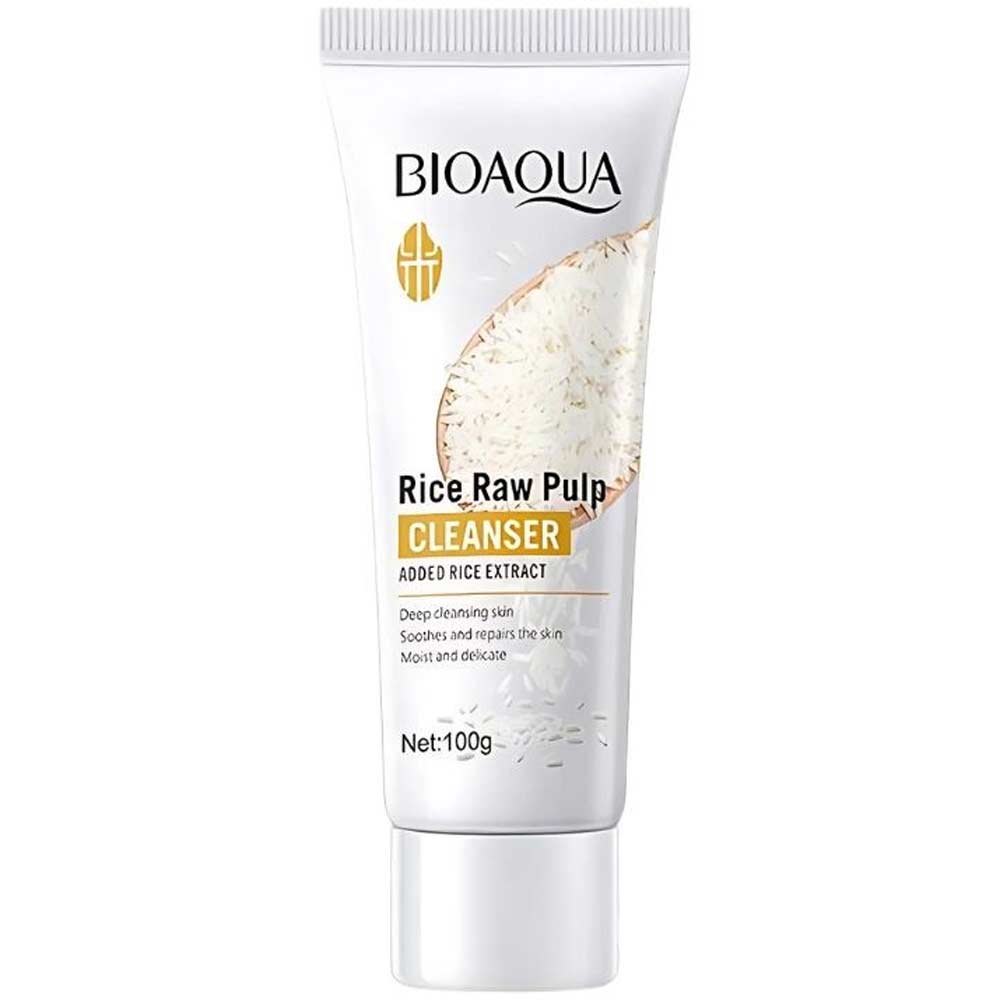 Bioaqua Rice Raw Pulp Cleanser for All Skin Types 100ml 100ml
