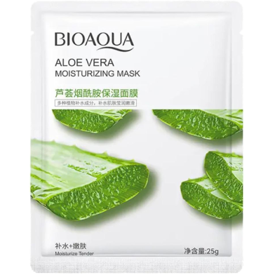 Bioaqua Aloe Vera Moisturizing Sheet Mask for All Skin Types 25g 25g