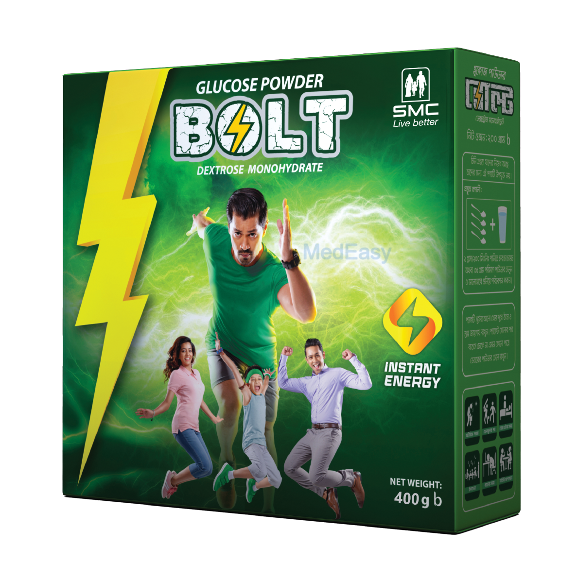 SMC BOLT Glucose Powder 400 gm