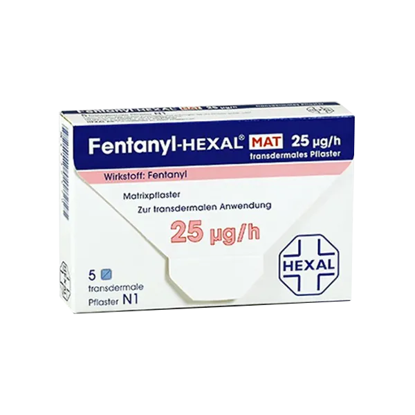 Fentanyl Hexal 25 mcg/hour