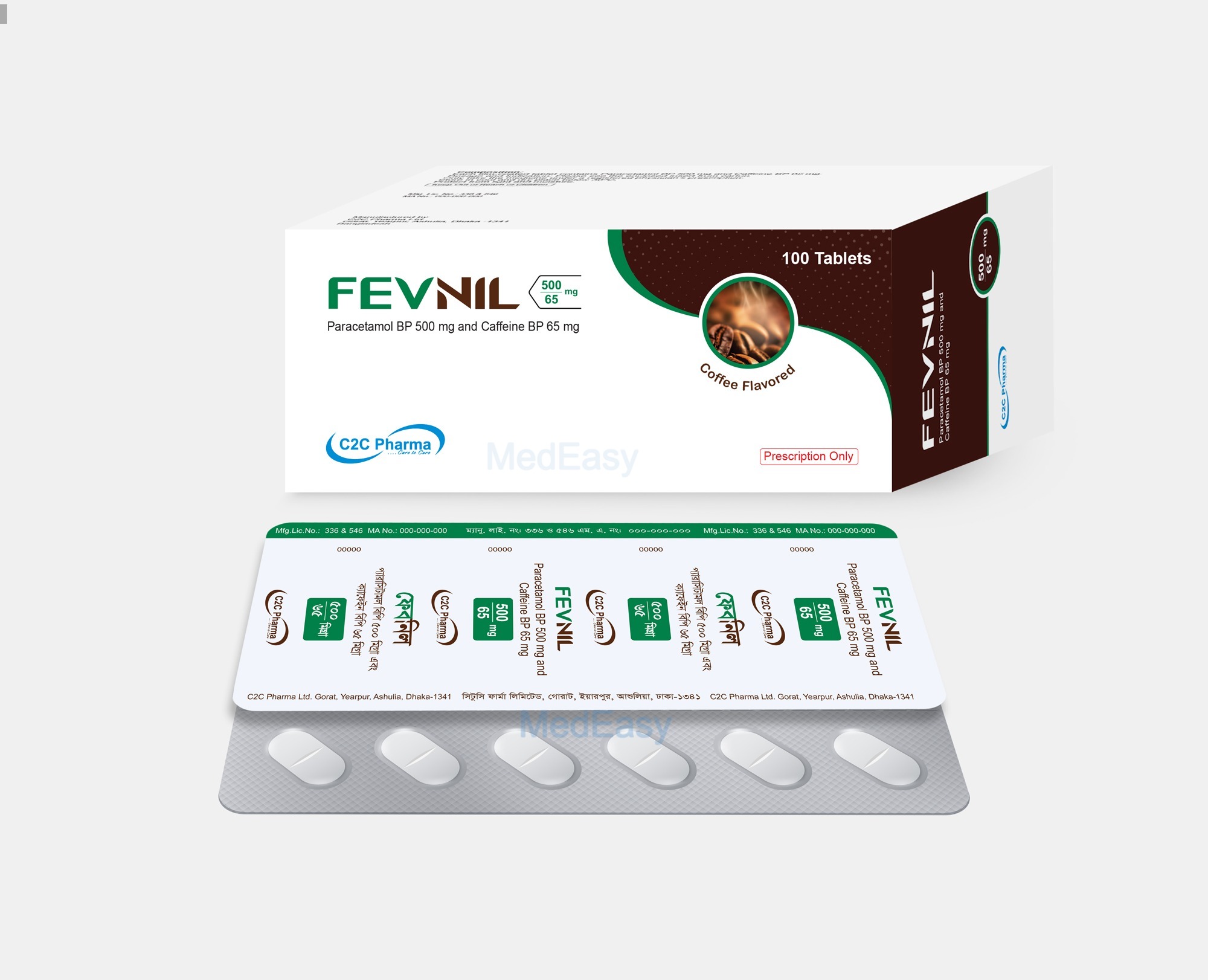 Fevnil 500 mg+65 mg