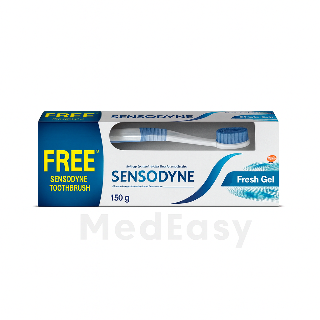 Sensodyne Fresh Gel With Free Sensodyne Toothbrush 150 gm