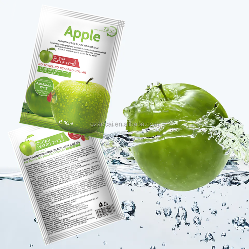 Apple Colour Shampoo Black (Ammonia Free) 30ml 30ml