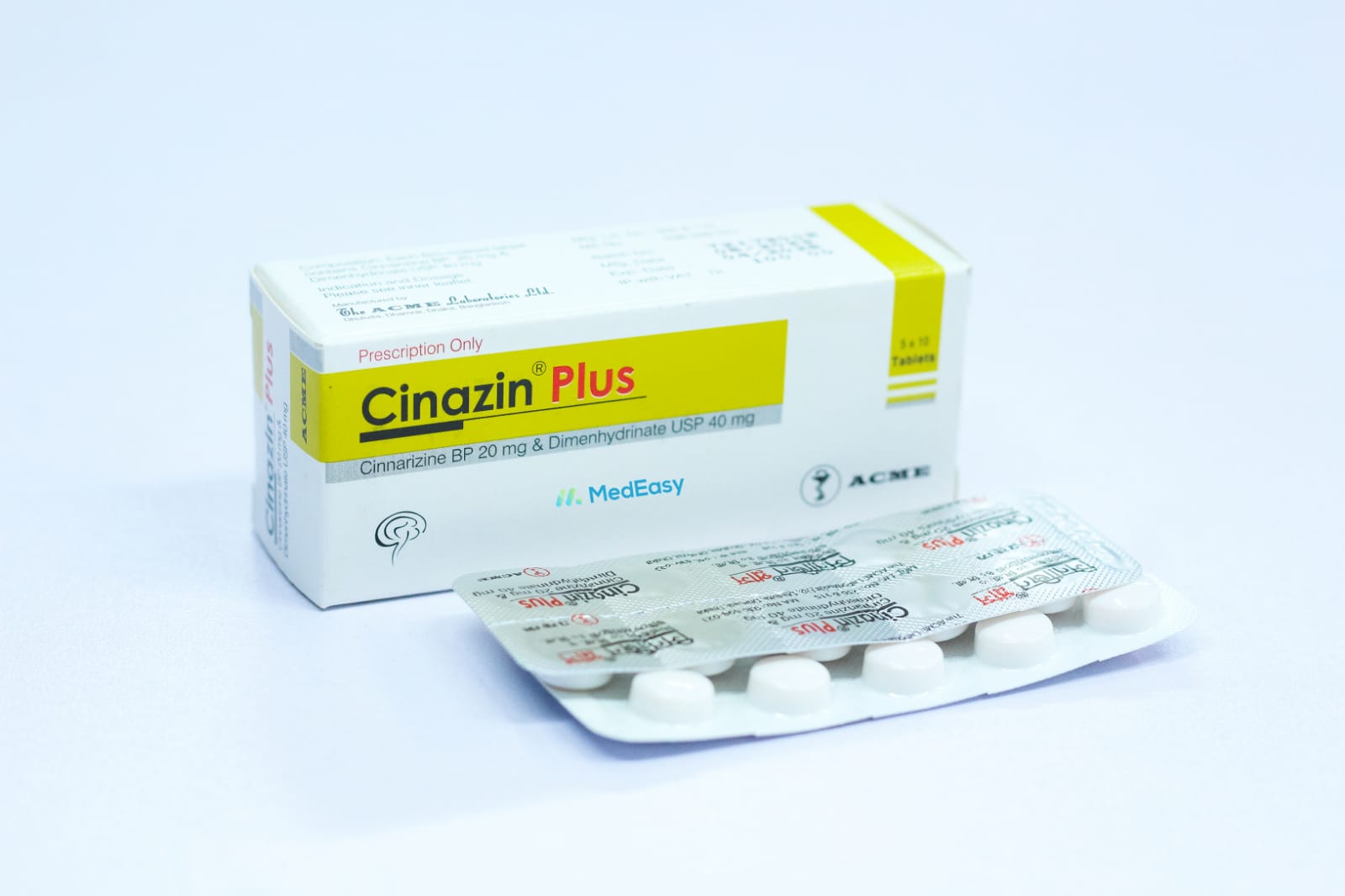 Cinazin Plus 20 mg+40 mg