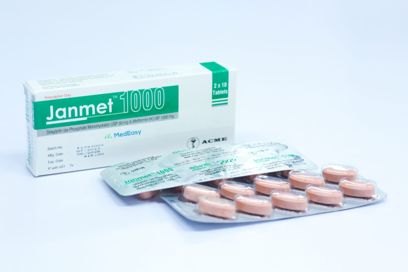 Janmet 50 mg+1000 mg