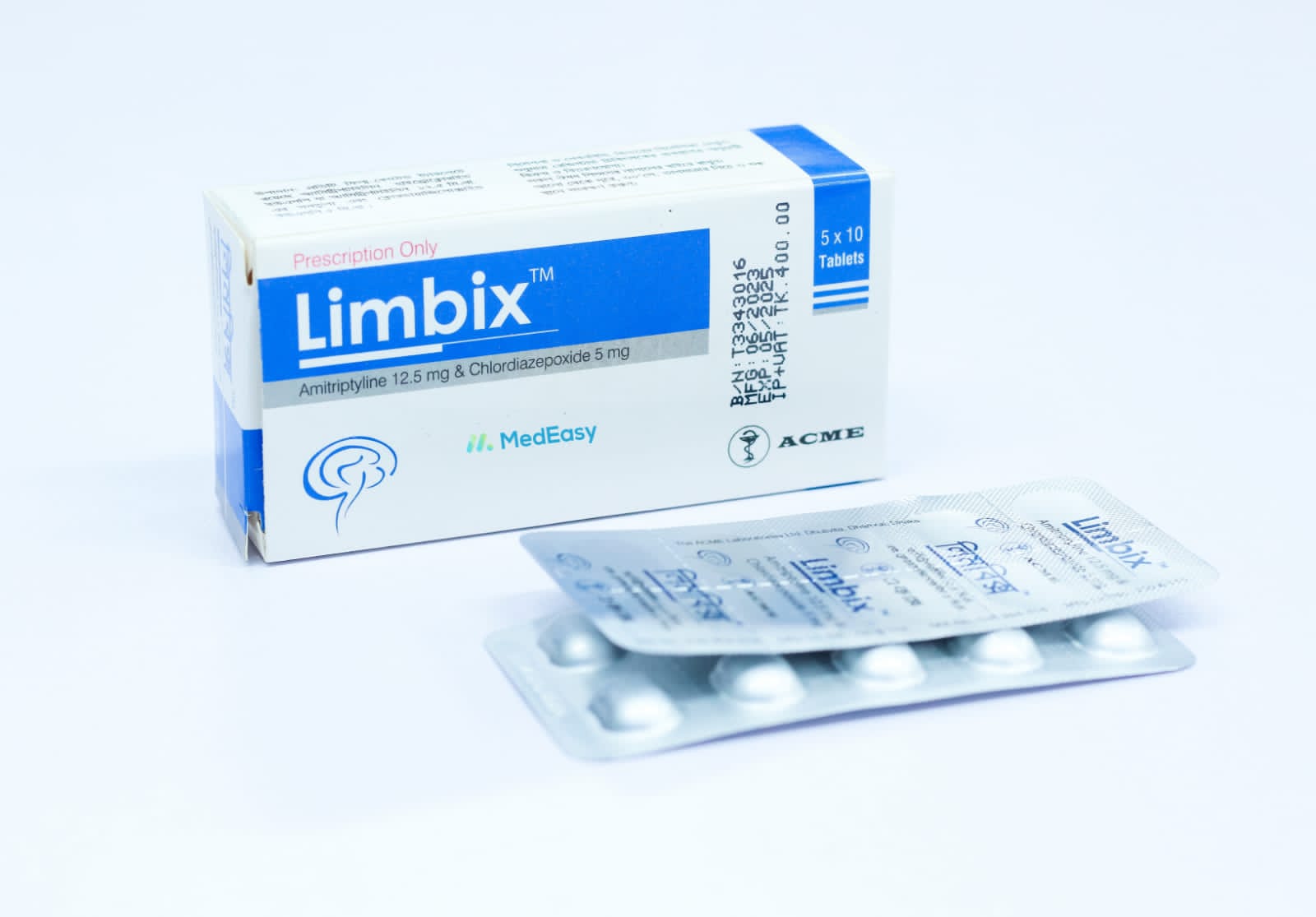 Limbix 12.5 mg+5 mg