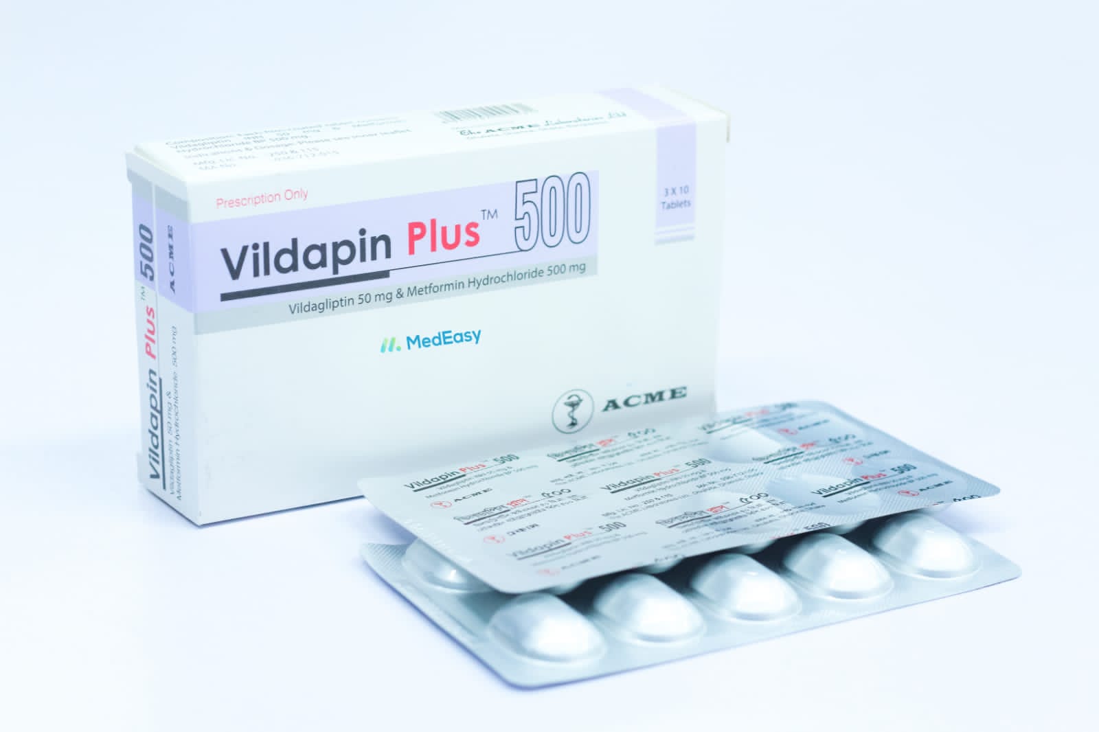 Vildapin Plus 50 mg+500 mg