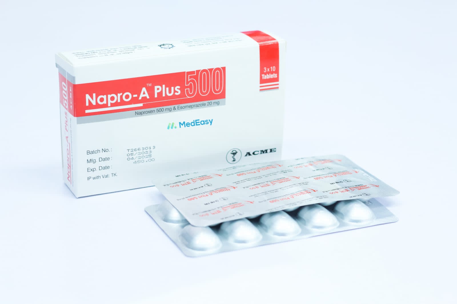 Napro-A Plus 500 mg+20 mg | MedEasy