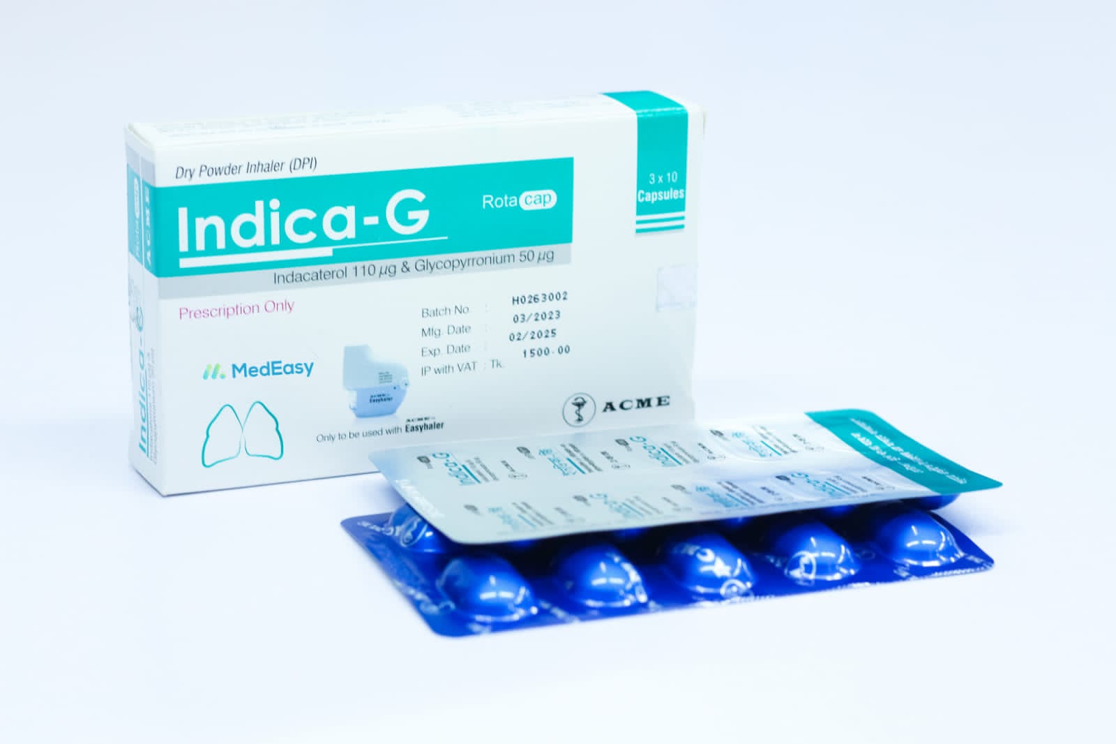 Indica-G 110 mcg+50 mcg