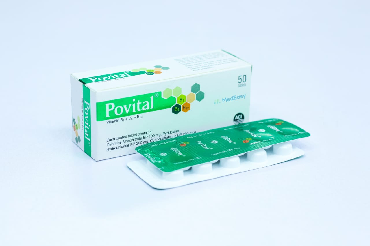 Povital 100 mg+200 mg+200 mg