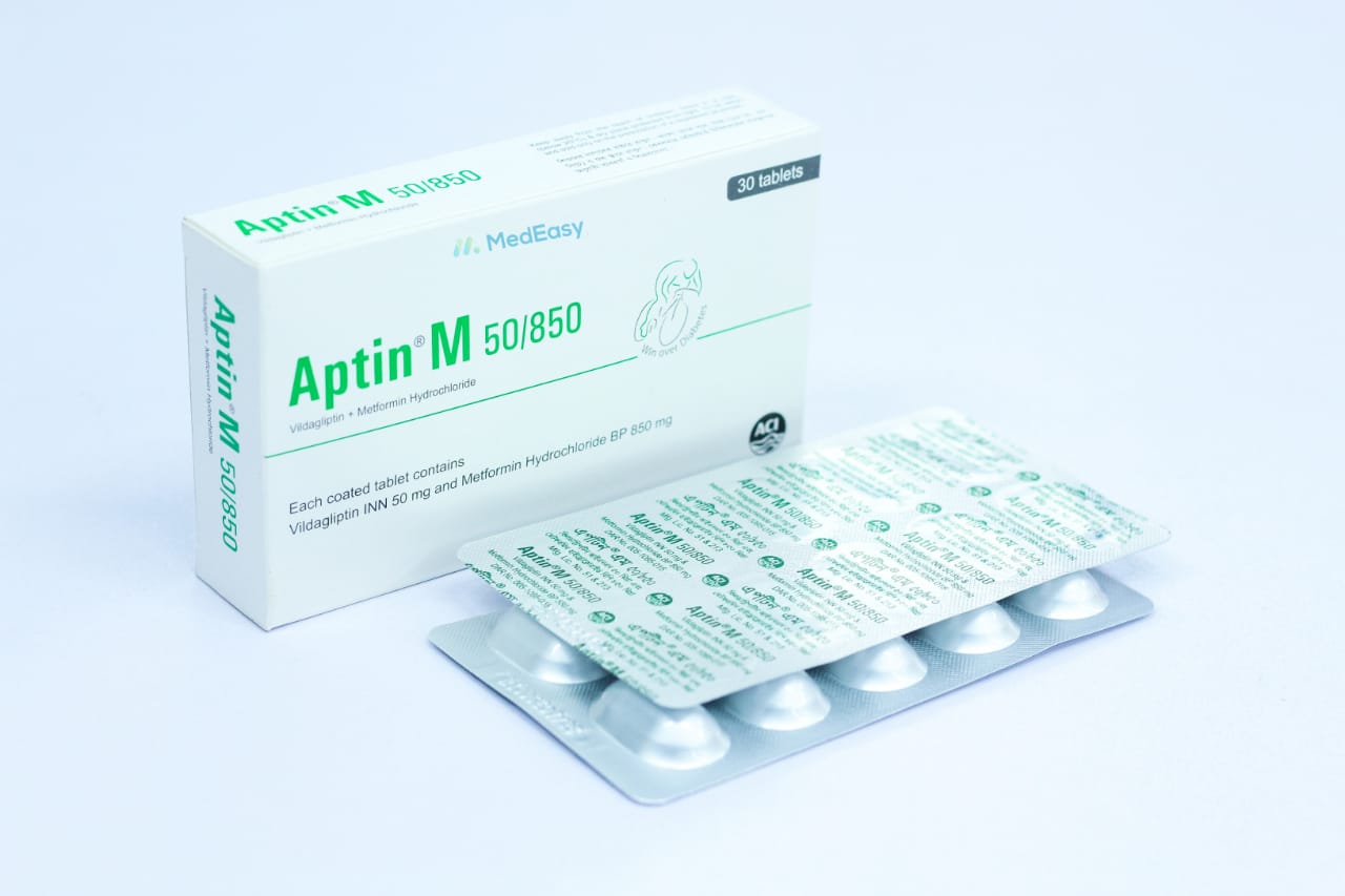 Aptin M 50 mg+850 mg