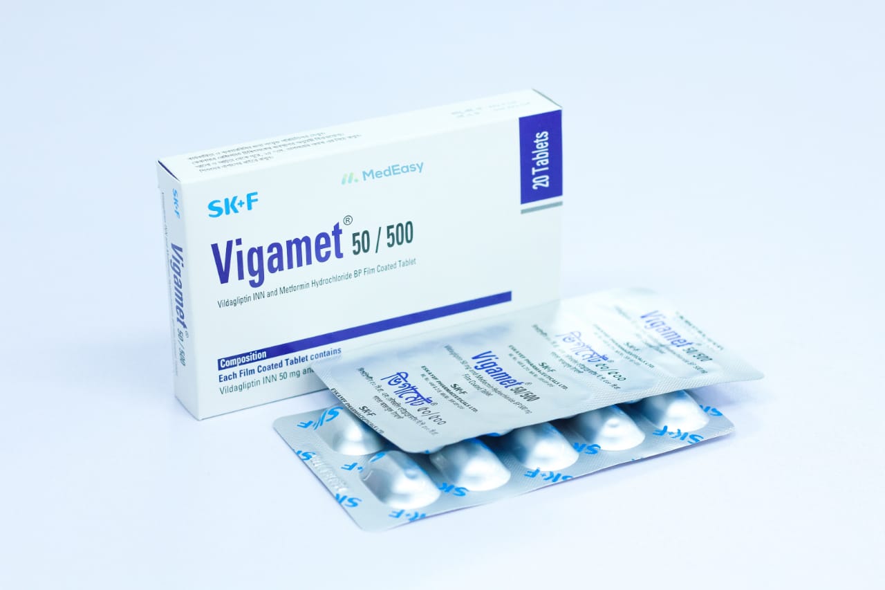 Vigamet 50 mg+500 mg