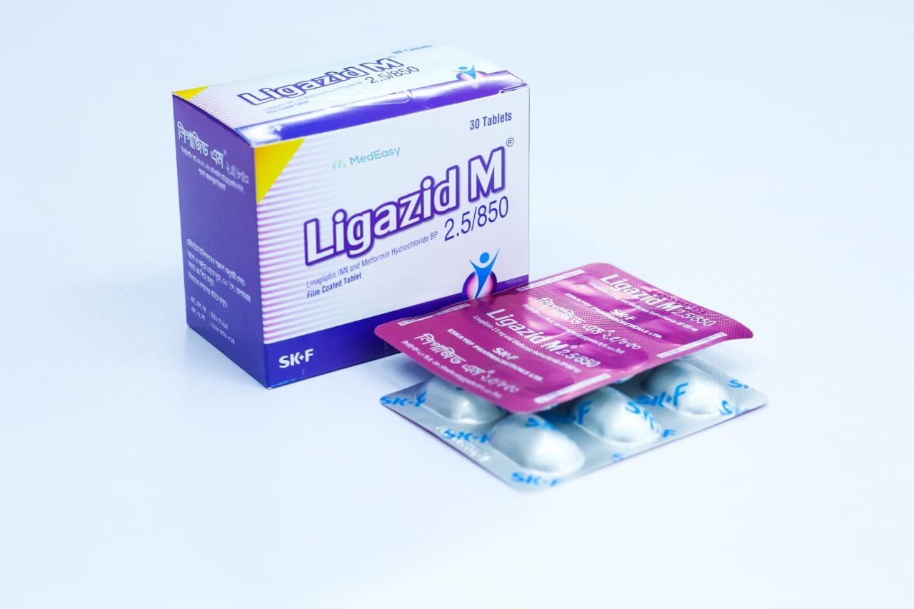 Ligazid M 2.5 mg+850 mg