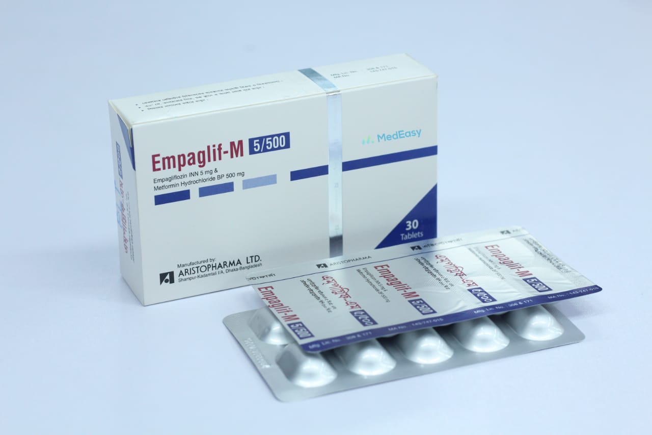 Empaglif M 5 mg+500 mg