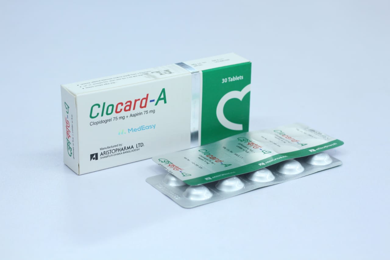 Clocard-A 75 mg+75 mg