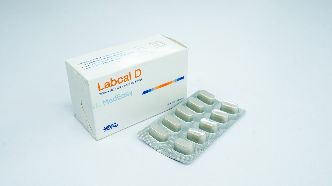 Labcal-D 500 mg+200 IU