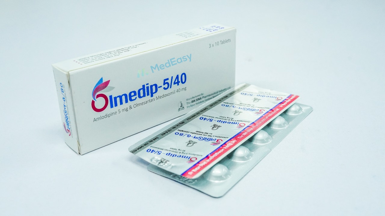 Olmedip 5 mg+40 mg