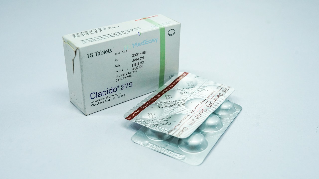 Clacido 250 mg+125 mg | MedEasy