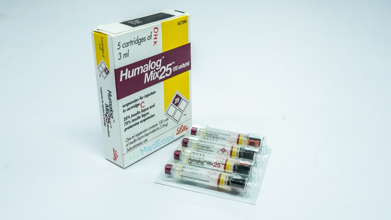 Humalog Mix25 Cartridge 100 U/ml