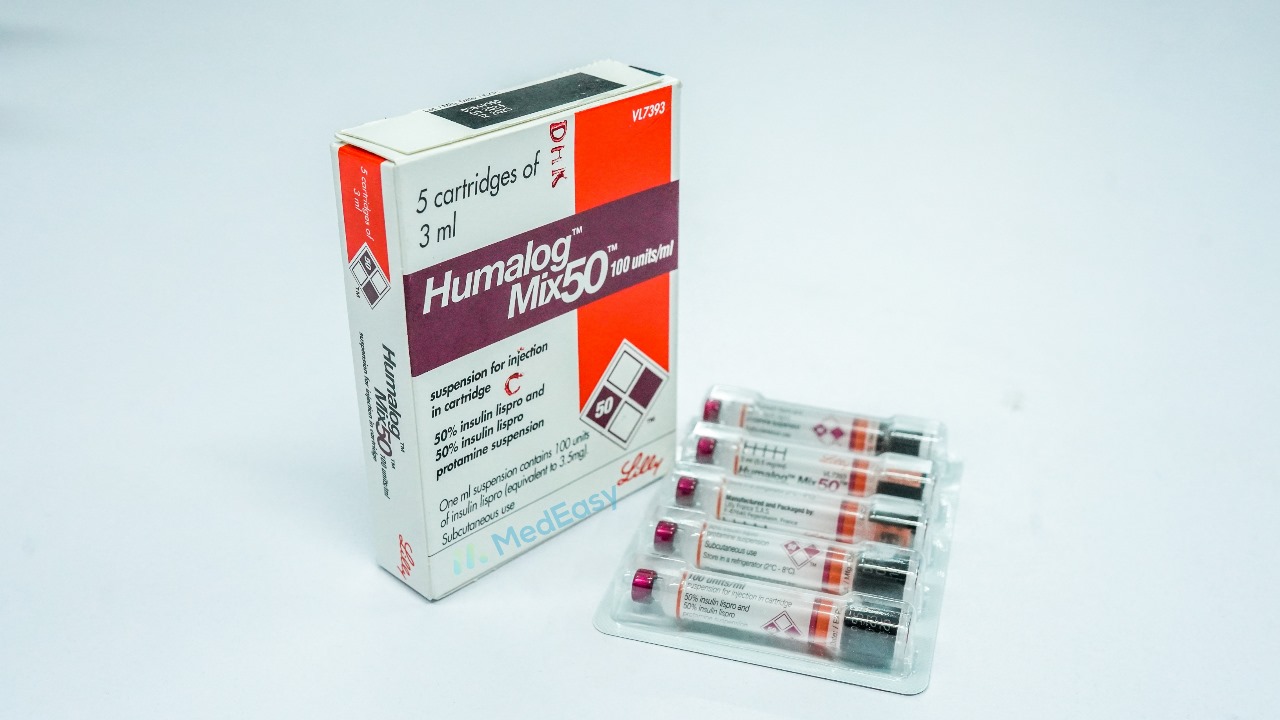 Humalog Mix50 Cartridge 100 U/ml