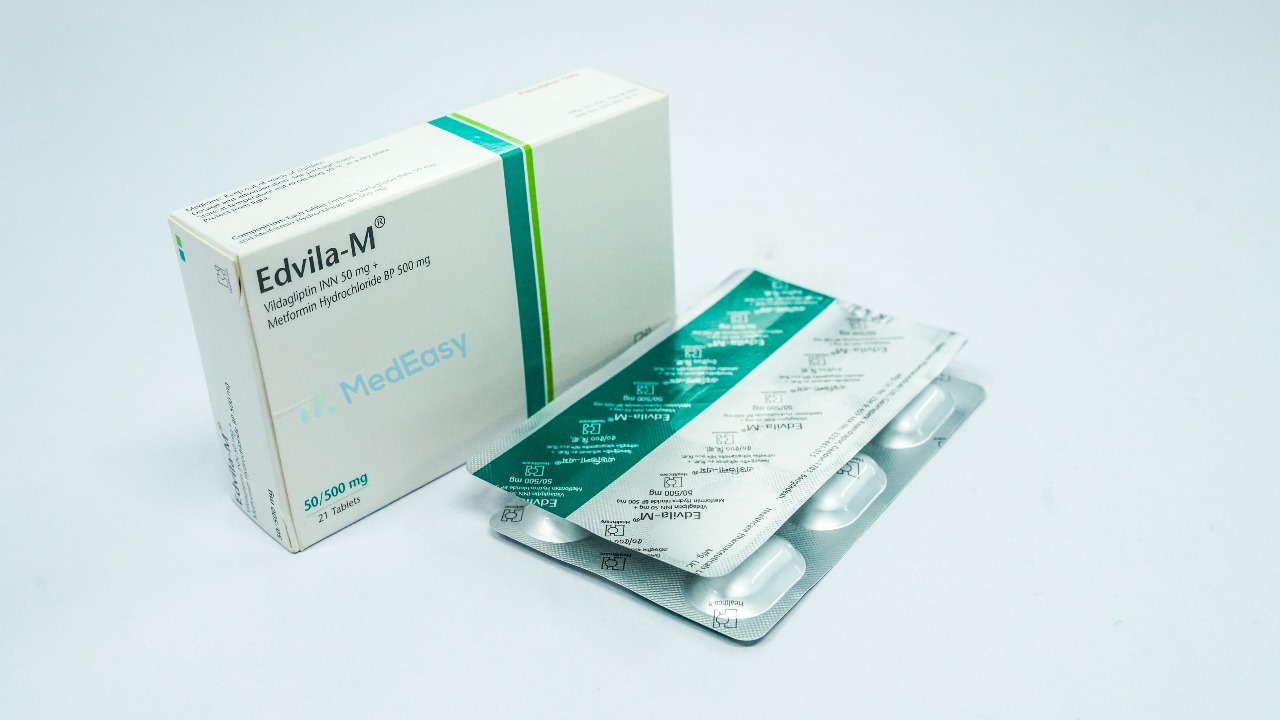 Edvila M 50 mg+500 mg
