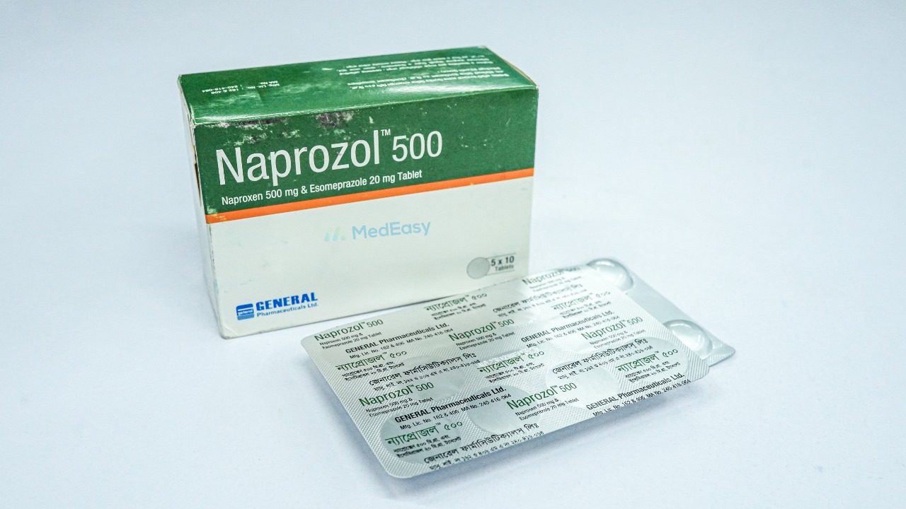 Naprozol 500 mg+20 mg