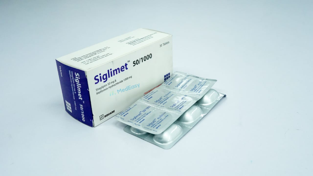 Siglimet 50 mg+1000 mg