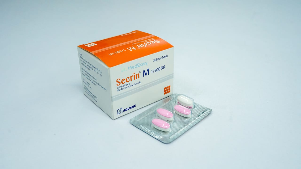 Secrin M 1 mg+500 mg