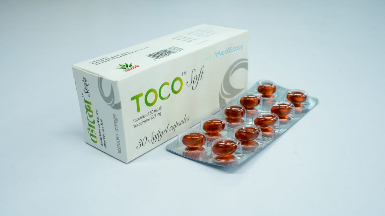 Toco Soft 50 mg + 13.5 mg