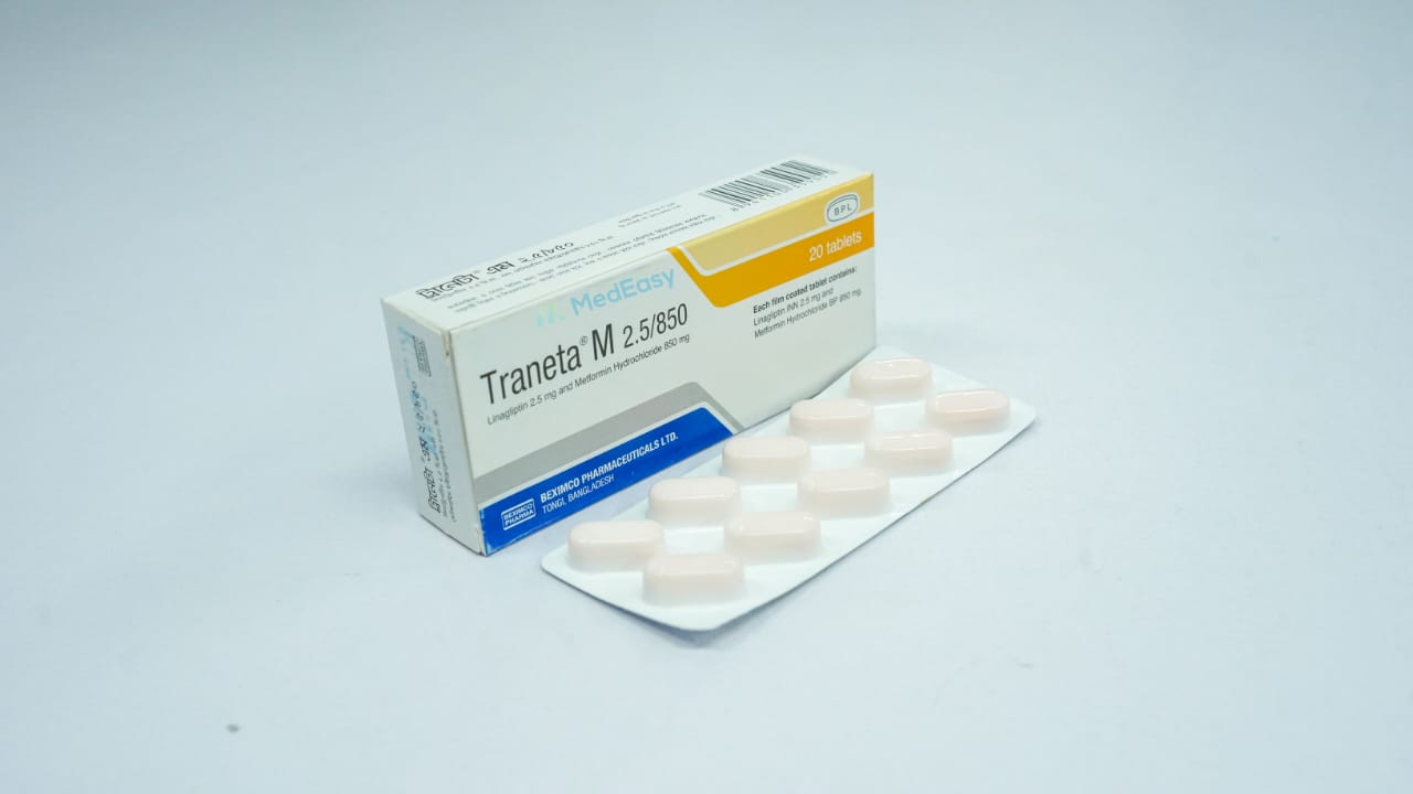 Traneta M 2.5 mg+850 mg