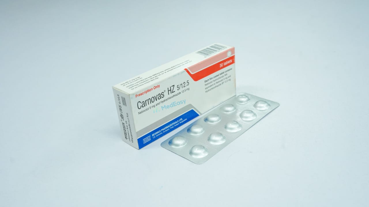 Carnovas HZ 5 mg+12.5 mg