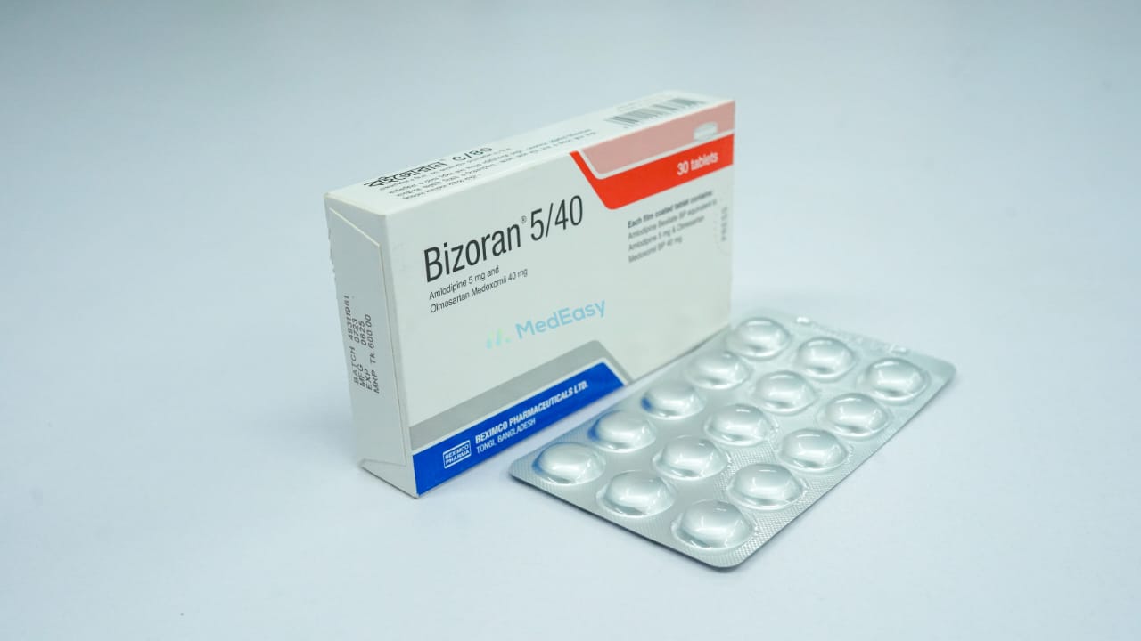 Bizoran 5 mg+40 mg
