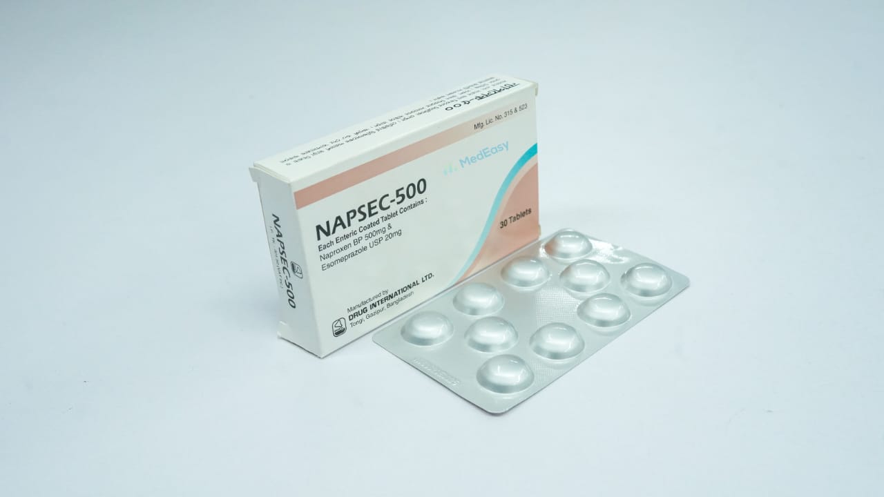Napsec 500 mg+20 mg
