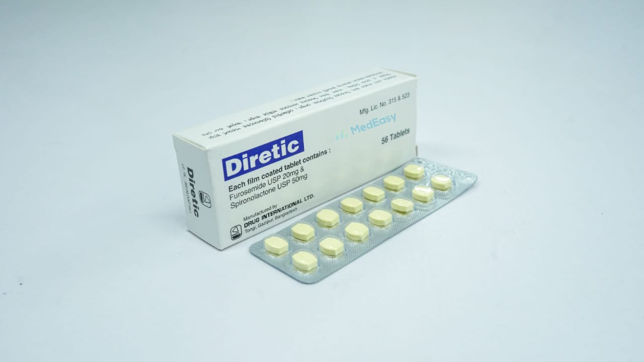 Diretic 20 mg+50 mg