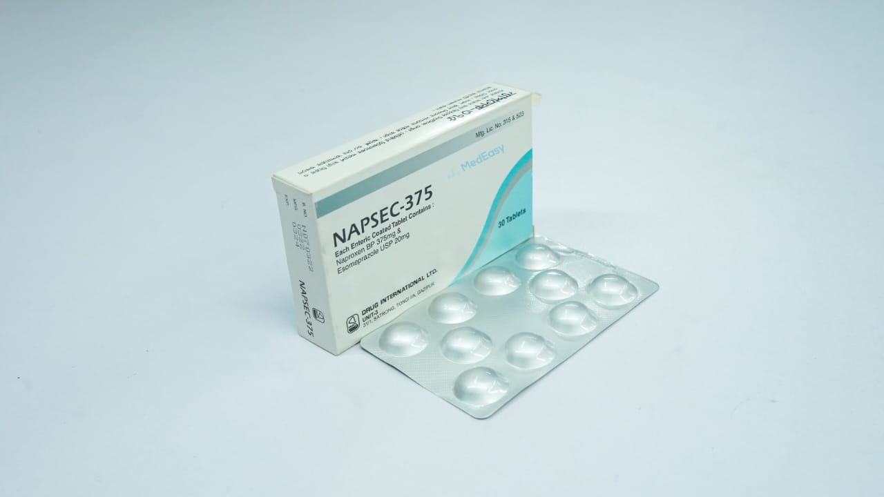 Napsec 375 mg+20 mg