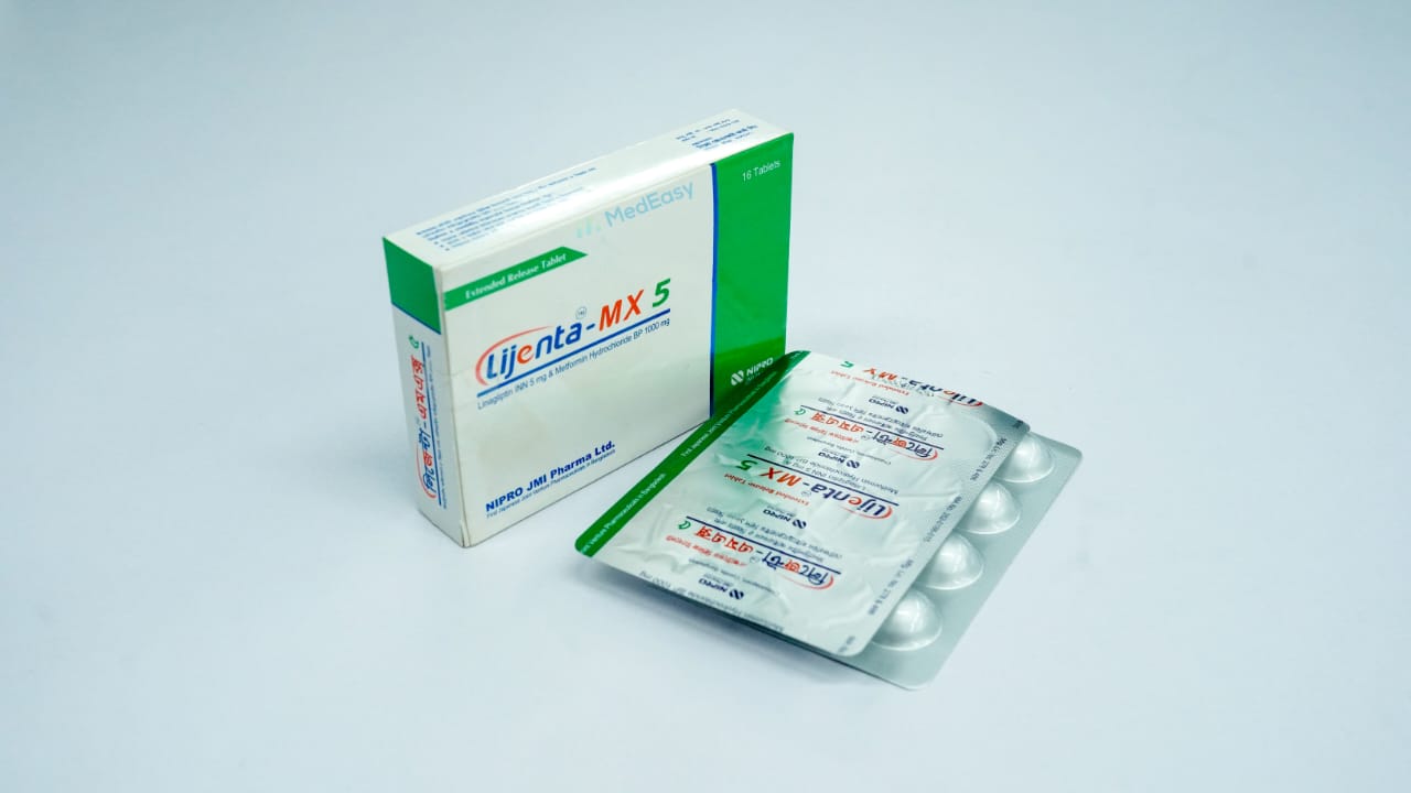 Lijenta-MX 5 mg+1000 mg
