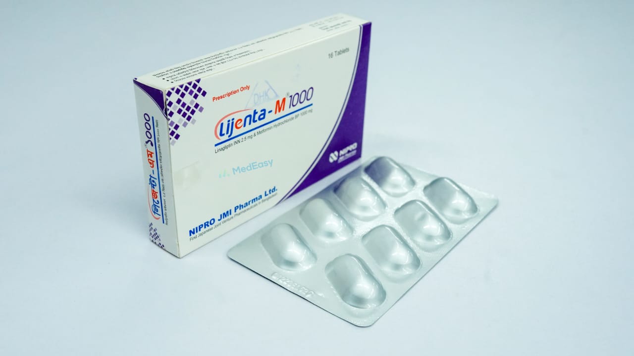 Lijenta-M 2.5 mg+1000 mg