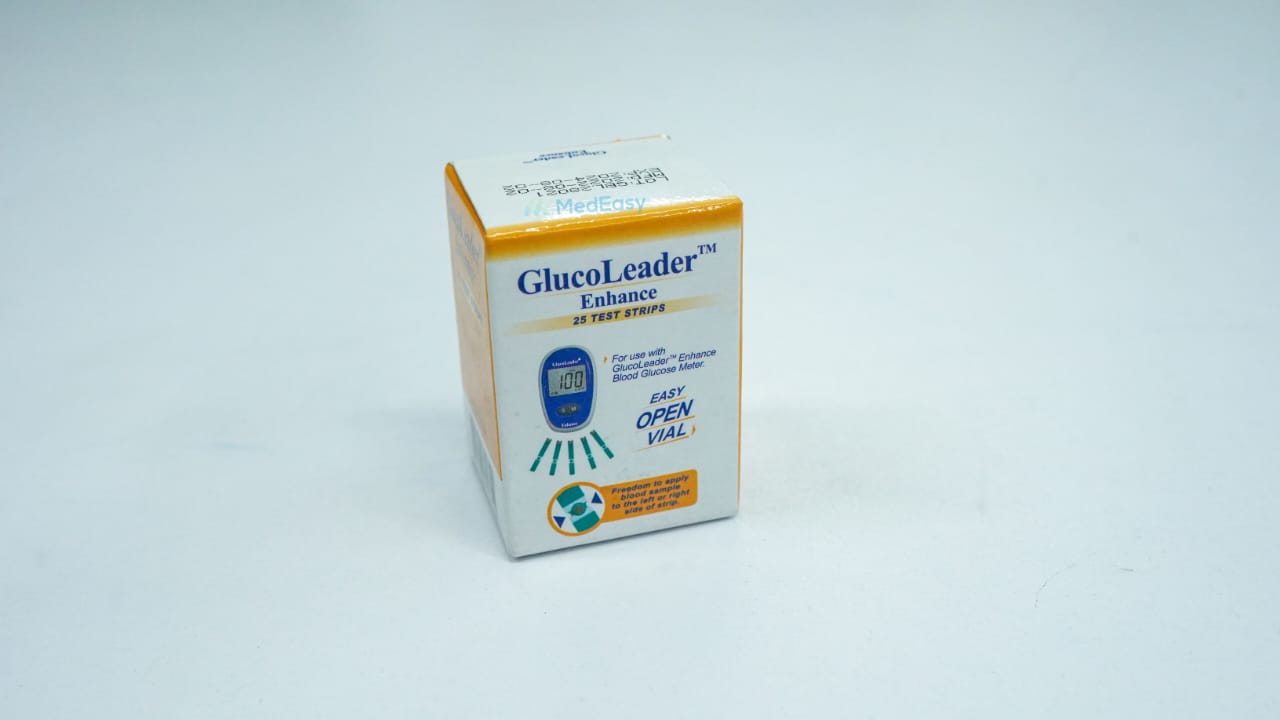 GlucoLeader Enhance Blue Test Strip 25 Strip
